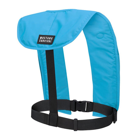 Mustang MIT 70 Manual Inflatable PFD - Azure (Blue) - Life Raft Professionals