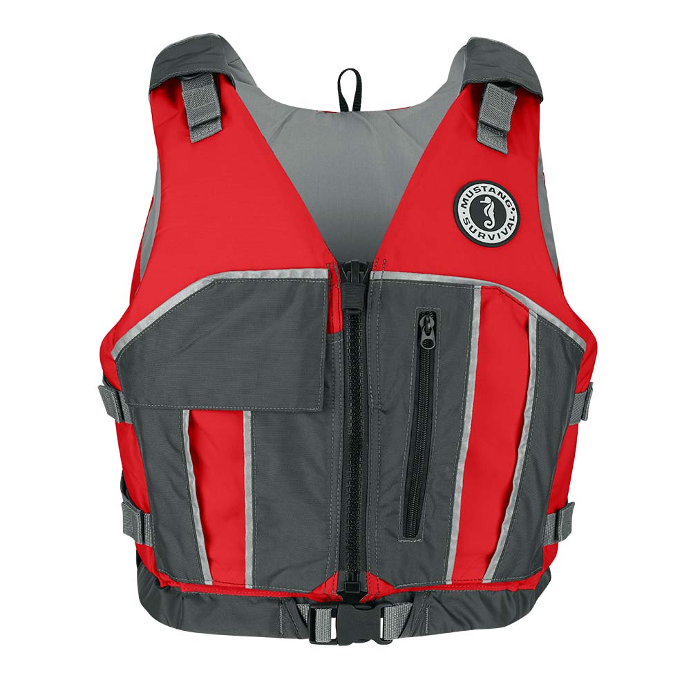 Mustang Reflex Foam Vest - Red/Grey - X-Large/XX-Large [MV7020-861-XL/XXL-216] - Life Raft Professionals