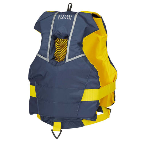 Mustang Youth Bobby Foam Vest - 55-88lbs - Yellow/Navy [MV2500-5-0-216] - Life Raft Professionals