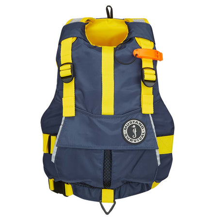 Mustang Youth Bobby Foam Vest - 55-88lbs - Yellow/Navy [MV2500-5-0-216] - Life Raft Professionals