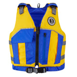 Mustang Youth Reflex Foam Vest - Yellow/Royal Blue - 55-88lbs [MV7030-220-0-216] - Life Raft Professionals