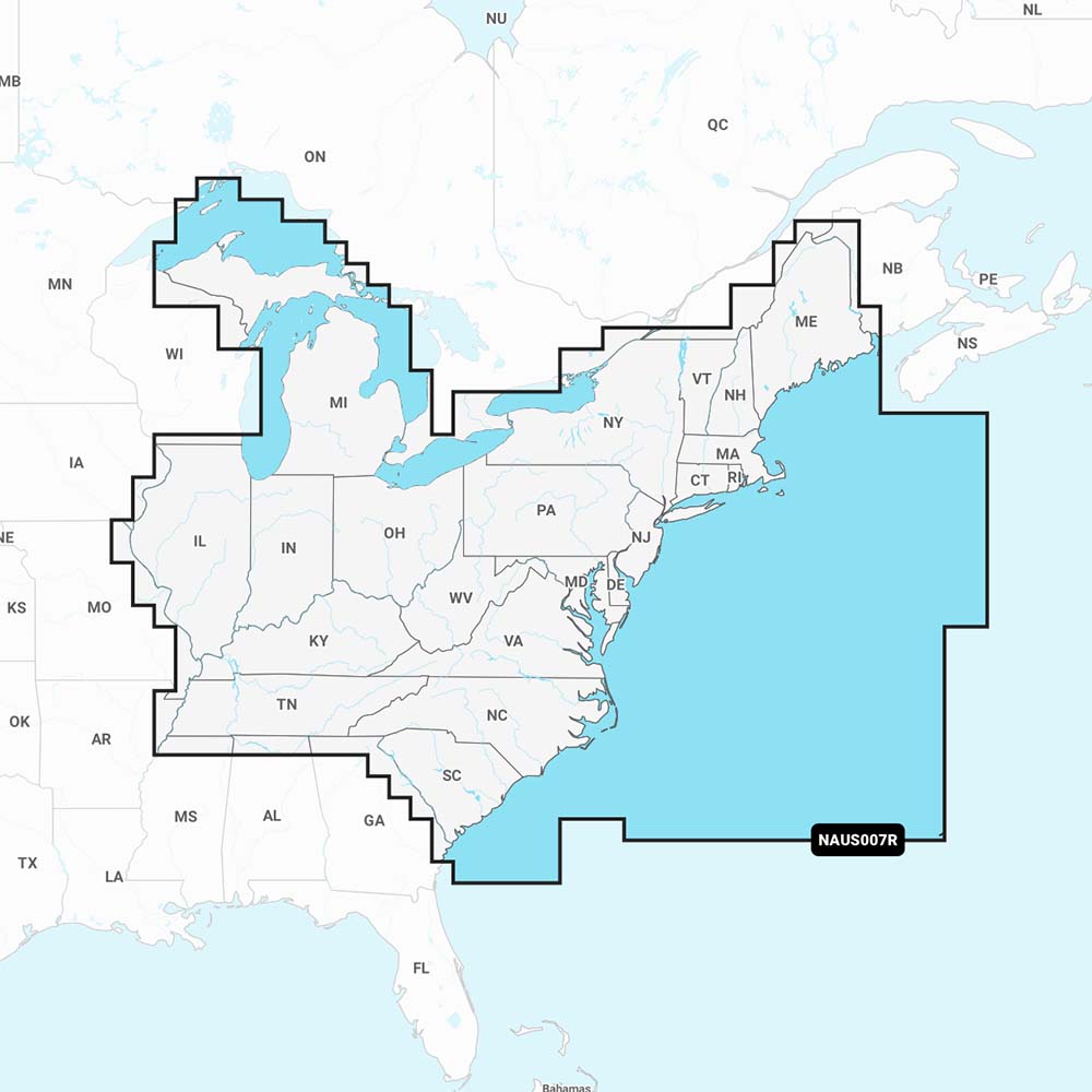 Navionics+ NAUS007R U.S. East [010-C1370-30] - Life Raft Professionals