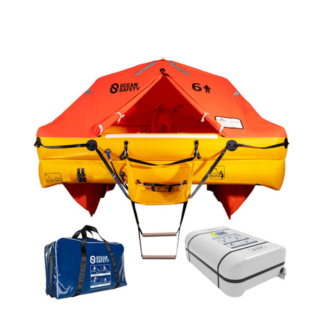 Ocean Safety ISO Life Raft, 4-12 Person - Life Raft Professionals