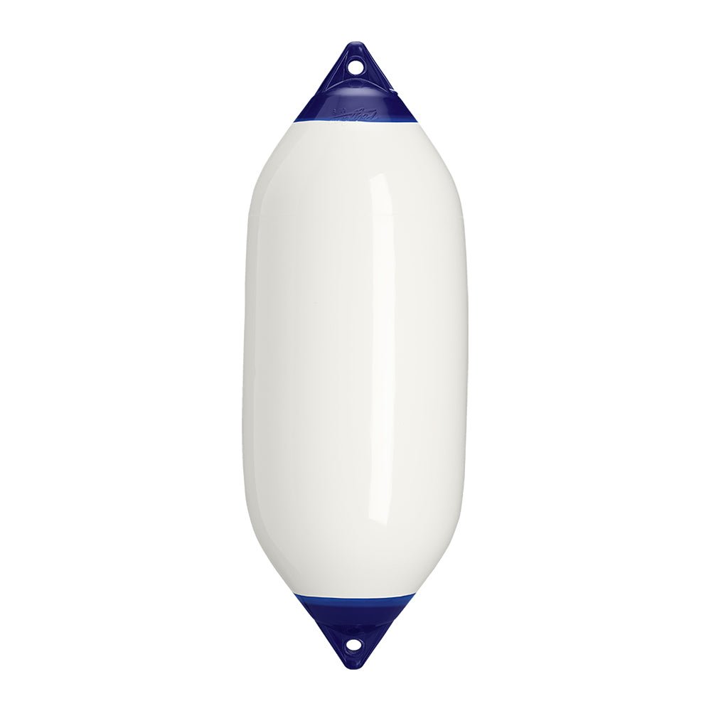 Polyform F-7 Twin Eye Fender 15" x 41" - White - Life Raft Professionals