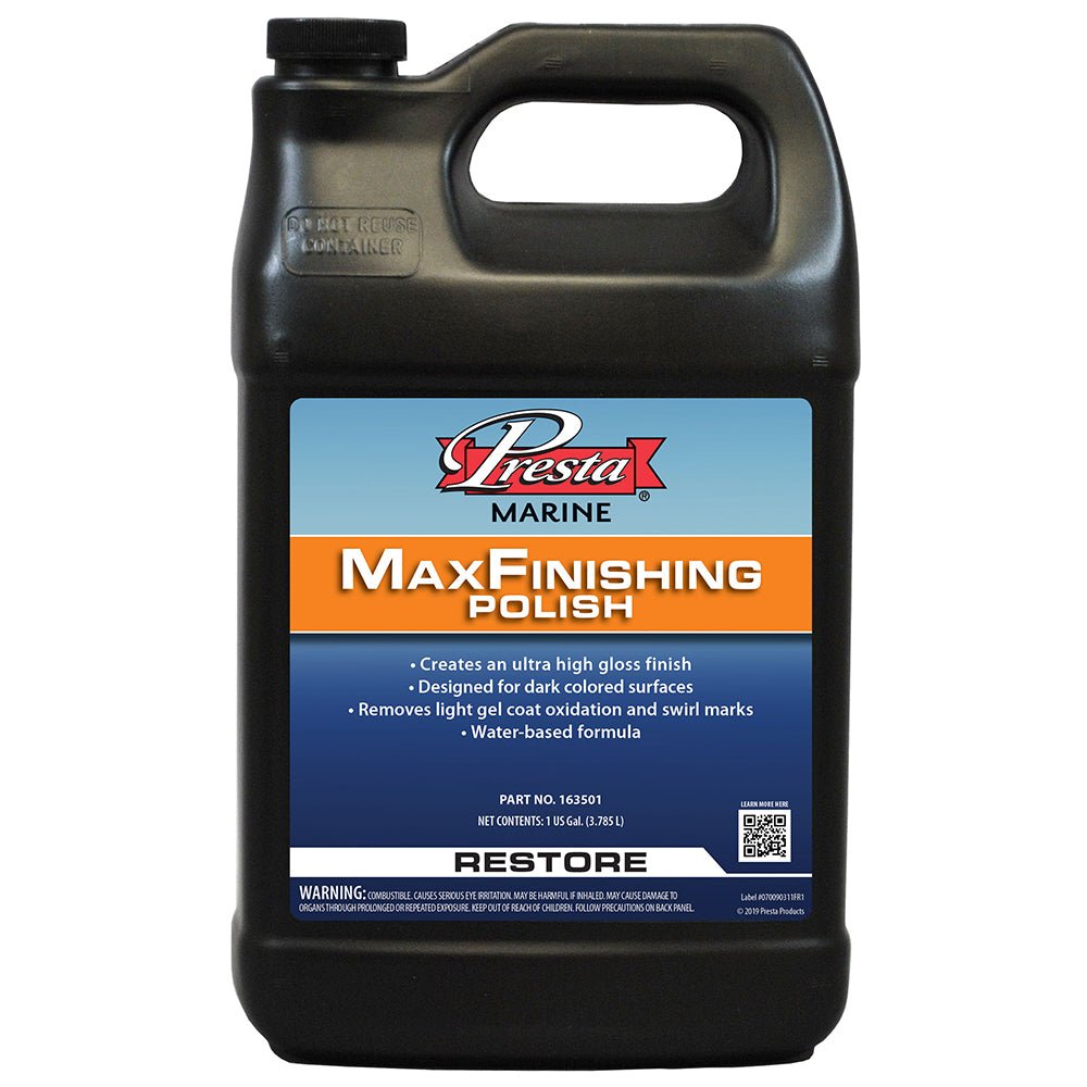 Presta MaxFinishing Polish - 1-Gallon - Life Raft Professionals