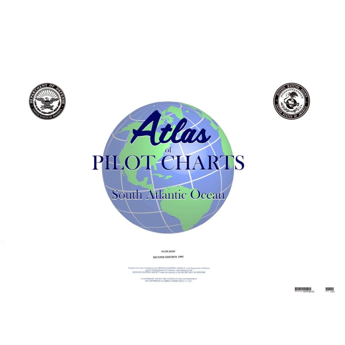 PUB 105: Atlas of Pilot Charts South Atlantic Ocean - Life Raft Professionals