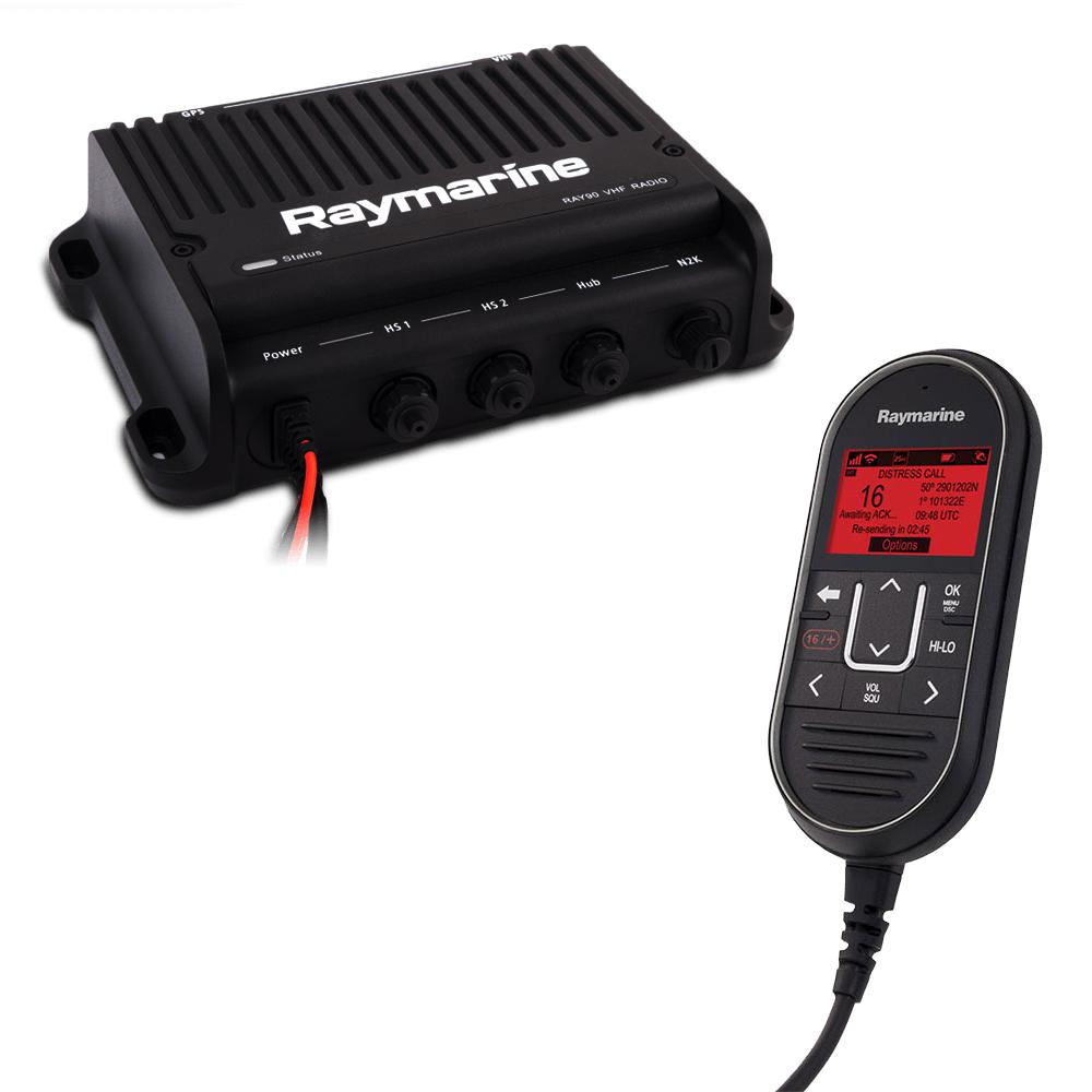 Raymarine Ray91 Modular Dual-Station VHF Black Box Radio System w/AIS [E70493] - Life Raft Professionals