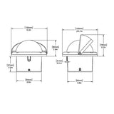 Ritchie SS-1002 SuperSport Compass - Flush Mount - Black - Life Raft Professionals