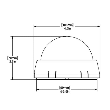 Ritchie XP-98W X-Port Tactician Compass - Surface Mount - White - Life Raft Professionals