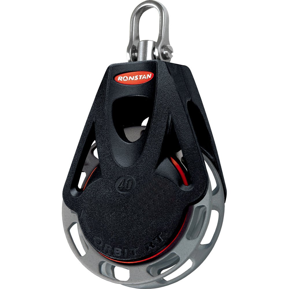 Ronstan Series 40 Ratchet Orbit Block - Single - Auto - Swivel Shackle Head - Life Raft Professionals