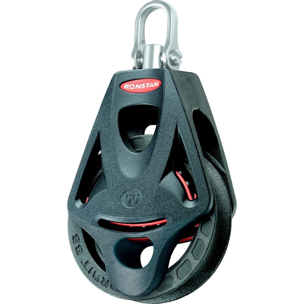 Ronstan Series 55 Ball Bearing Orbit Block - Single - Becket - Swivel Head - Life Raft Professionals