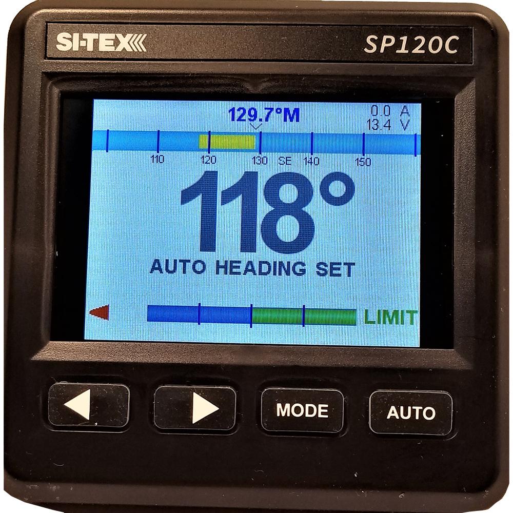 SI-TEX SP-120 Color System w/Rudder Feedback 9CI Pump [SP120C-RF-2] - Life Raft Professionals