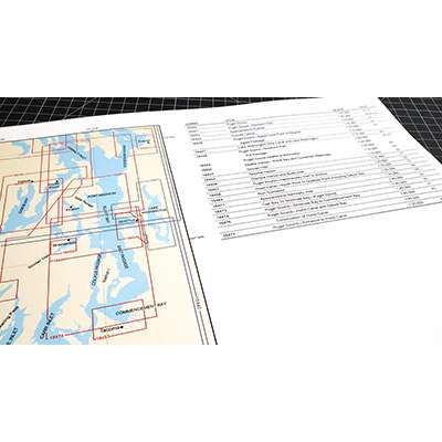 Southeast Atlantic Coast Chart Atlas (12x18 Spiral-bound) - Life Raft Professionals