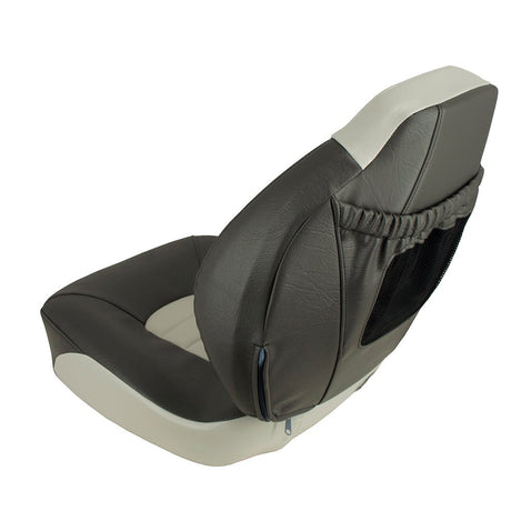 Springfield Fish Pro Mid Back Folding Seat - Charcoal/Grey - Life Raft Professionals