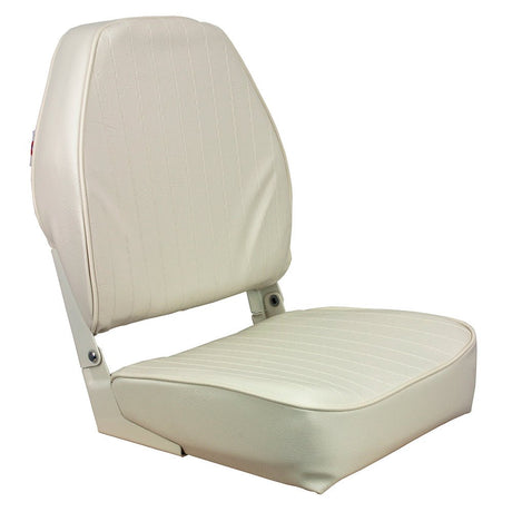 Springfield High Back Folding Seat - White - Life Raft Professionals