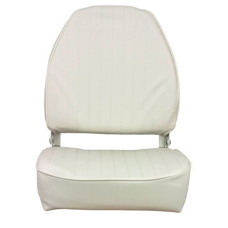 Springfield High Back Folding Seat - White - Life Raft Professionals