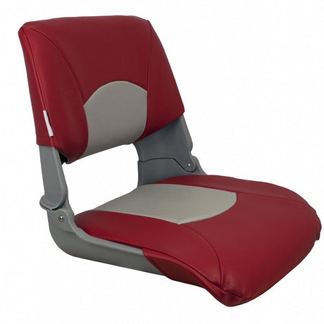 Springfield Skipper Standard Seat Fold Down - Grey/Red - Life Raft Professionals