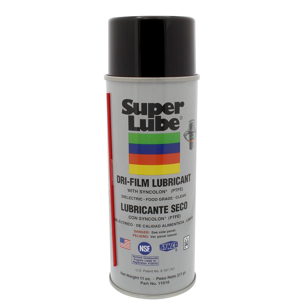 Super Lube Dri-Film Aerosol w/Syncolon (PTFE) - 11oz - Life Raft Professionals