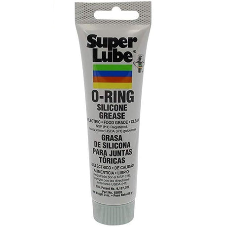 Super Lube O-Ring Silicone Grease - 3oz Tube - Life Raft Professionals