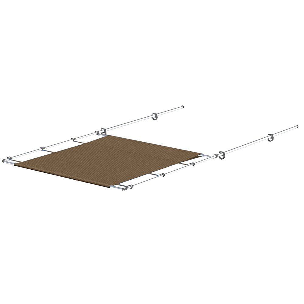 SureShade PTX Power Shade - 51" Wide - Stainless Steel - Toast - Life Raft Professionals