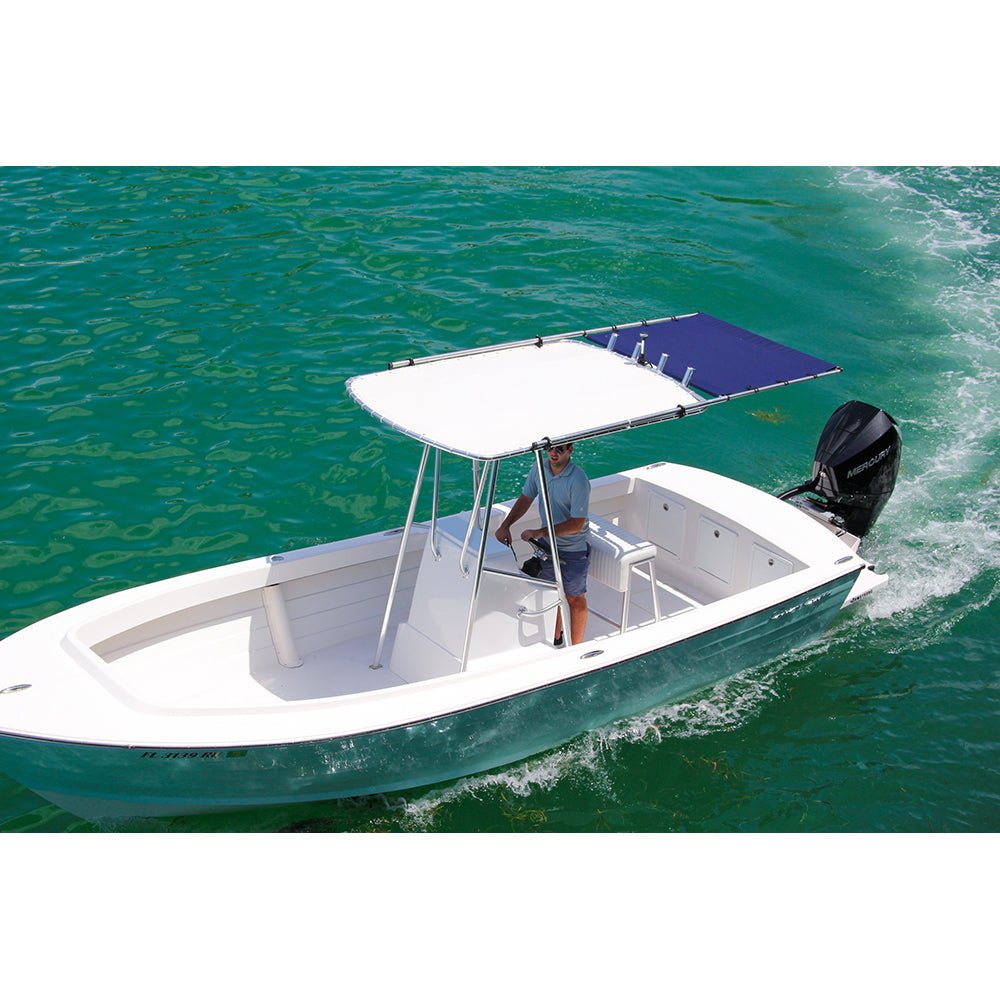 SureShade PTX Power Shade - 63" Wide - Stainless Steel - Navy - Life Raft Professionals