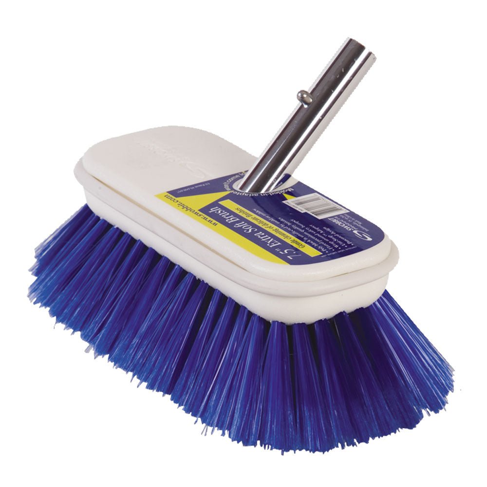 Swobbit 7.5" Extra Soft Brush - Blue - Life Raft Professionals