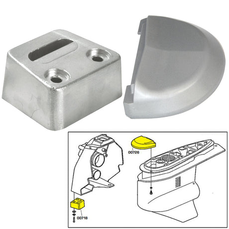 Tecnoseal Anode Kit w/Hardware - Volvo SX - Magnesium - Life Raft Professionals