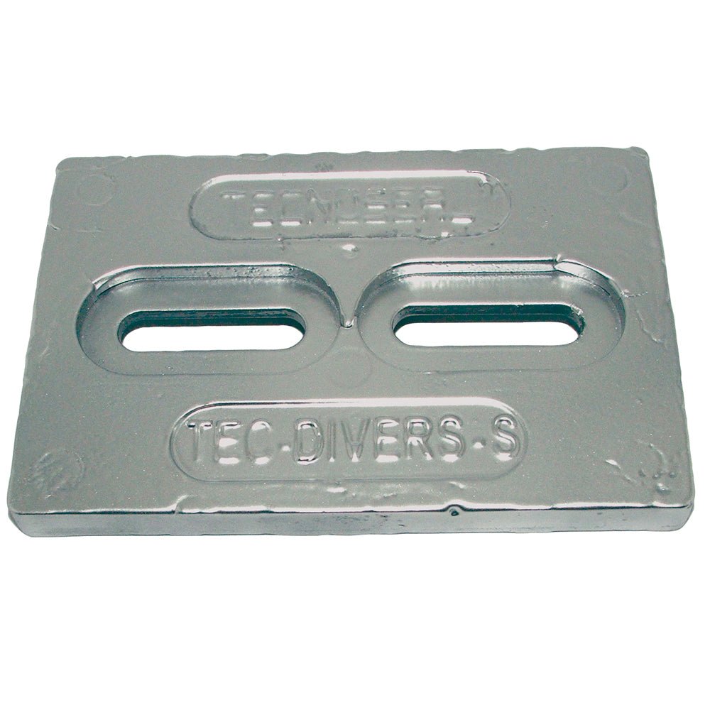 Tecnoseal Mini Aluminum Plate Anode 6" x 4" x 1/2" - Life Raft Professionals