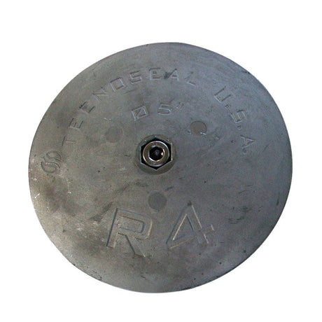 Tecnoseal R4 Rudder Anode - Zinc - 5" Diameter x 5/8" Thickness - Life Raft Professionals