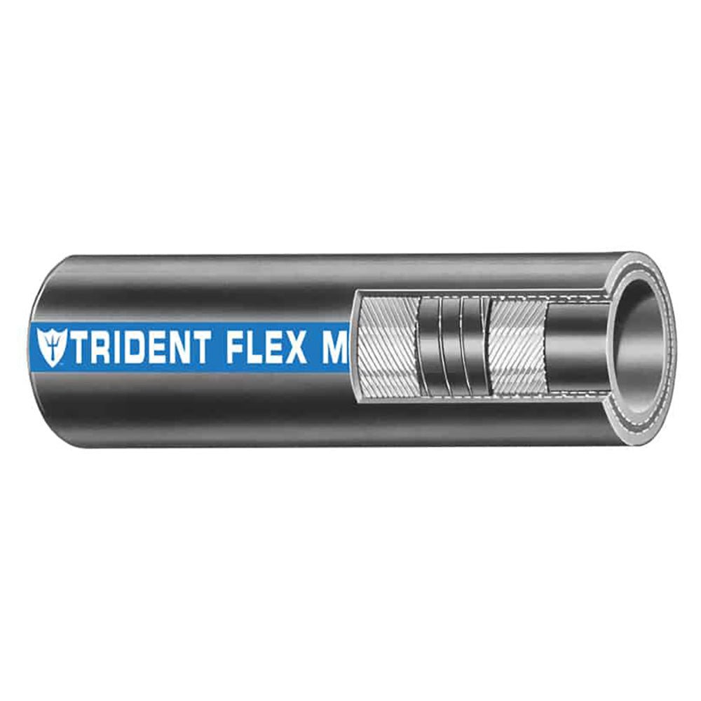 Trident Marine 3/4" Flex Marine Wet Exhaust Water Hose - Black - Sold by the Foot - Life Raft Professionals