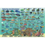 Turks & Caicos Dive Map & Reef Creatures Guide Laminated Card - Life Raft Professionals