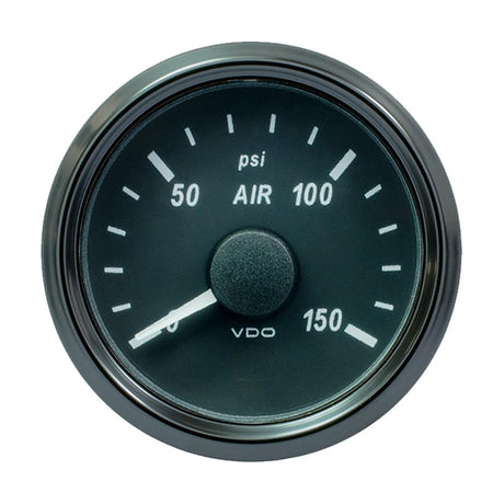 VDO SingleViu 52mm (2-1/16") Air Pressure Gauge - 150 PSI - 0-180 Ohm [A2C3833440030] - Life Raft Professionals