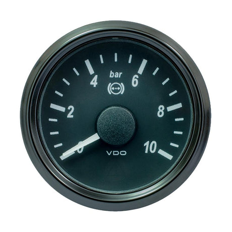 VDO SingleViu 52mm (2-1/16") Brake Pressure Gauge - 15 Bar - 0-180 Ohm [A2C3833450030] - Life Raft Professionals