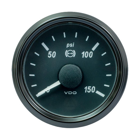 VDO SingleViu 52mm (2-1/16") Brake Pressure Gauge - 150 PSI - 0-180 Ohm [A2C3833480030] - Life Raft Professionals