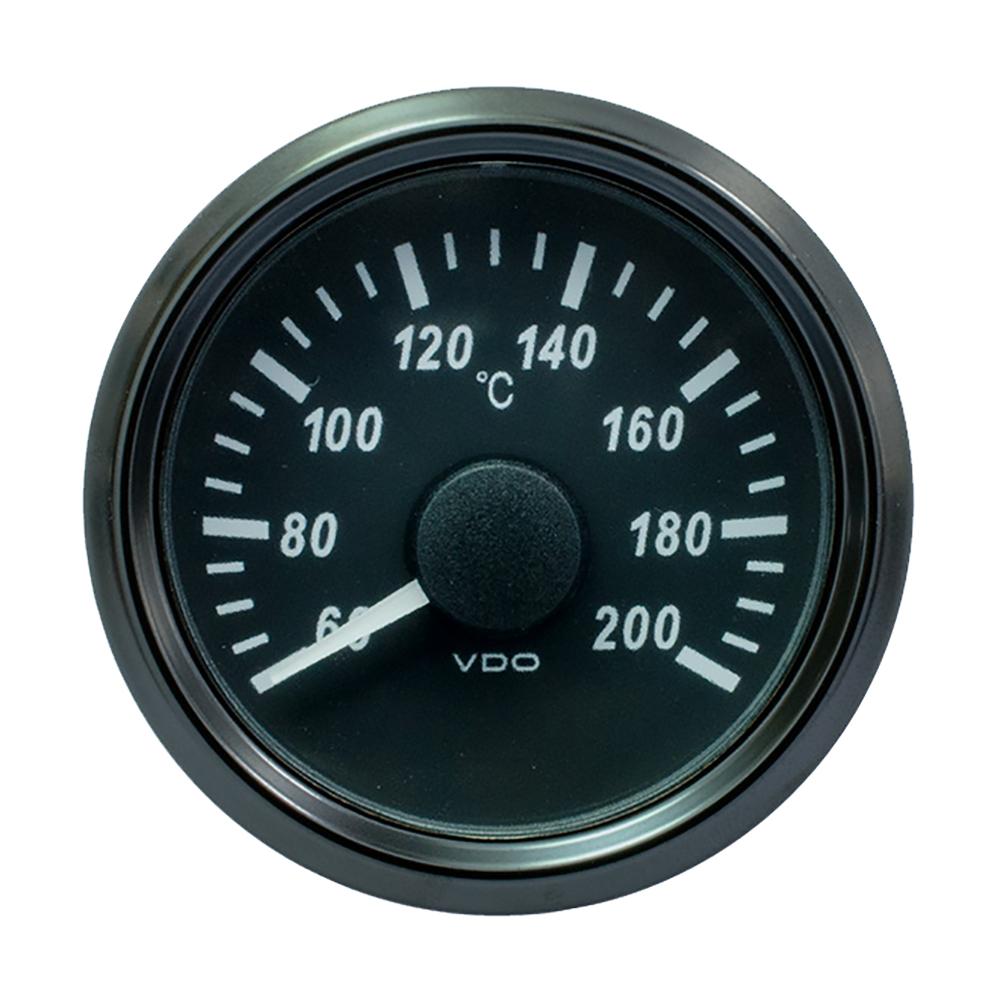 VDO SingleViu 52mm (2-1/16") Cylinder Temp. Gauge - 200C - 471-14 Ohm [A2C3833520030] - Life Raft Professionals