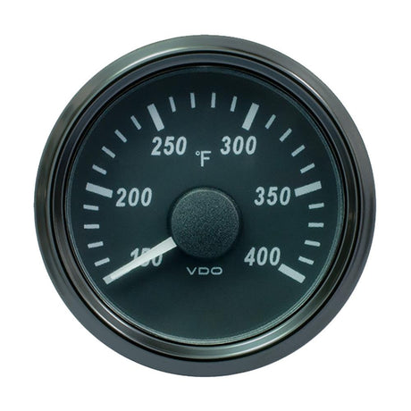 VDO SingleViu 52mm (2-1/16") Cylinder Temp. Gauge - 400F - 471-14 Ohm [A2C3833530030] - Life Raft Professionals