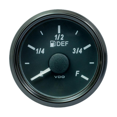 VDO SingleViu 52mm (2-1/16") DEF Level Gauge - 240-33 Ohm [A2C3832750030] - Life Raft Professionals