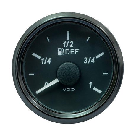 VDO SingleViu 52mm (2-1/16") DEF Level Gauge - 3-180 Ohm [A2C3833550030] - Life Raft Professionals