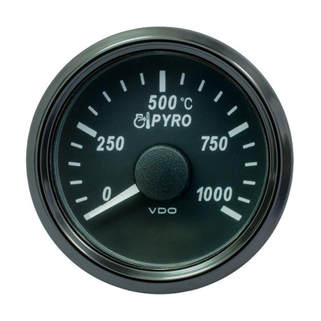 VDO SingleViu 52mm (2-1/16") Exhaust Gas Temp. Gauge - 1000C [A2C3833050030] - Life Raft Professionals