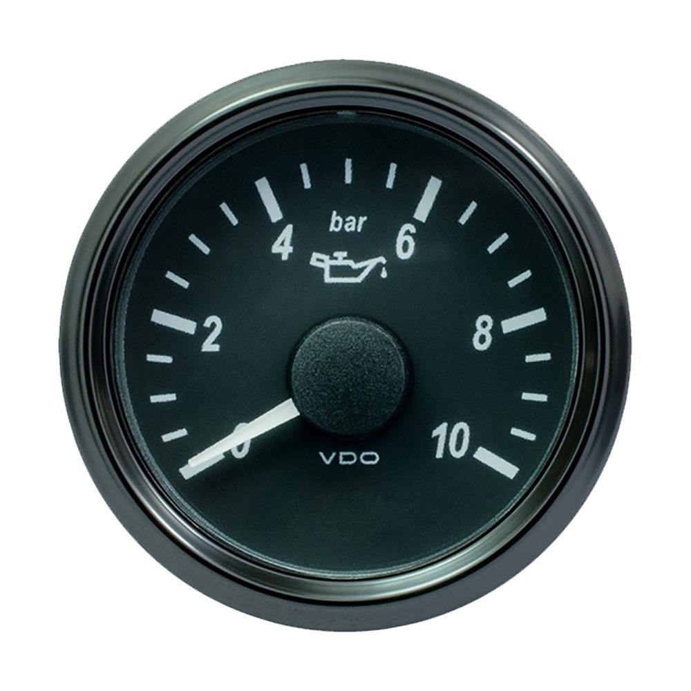 VDO SingleViu 52mm (2-1/16") Oil Pressure Gauge - 10 Bar - 0-180 Ohm [A2C3833170030] - Life Raft Professionals