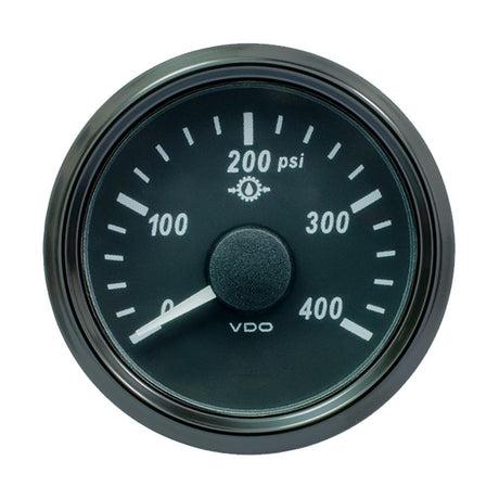 VDO SingleViu 52mm (2-1/16") Oil Pressure Gauge - 400 PSI - 0-180 Ohm [A2C3833500030] - Life Raft Professionals