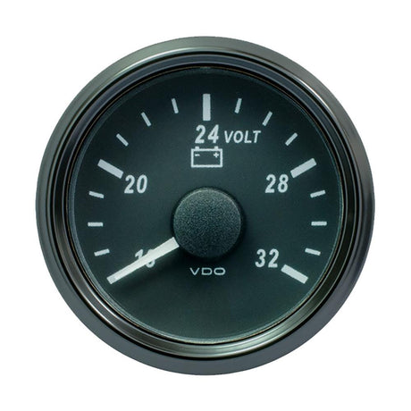 VDO SingleViu 52mm (2-1/16") Voltmeter f/24V Systems - 32V [A2C3832780030] - Life Raft Professionals