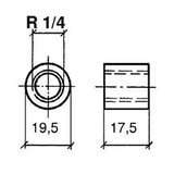 Veratron Pyrometer Sensor Threaded Bushing f/Welding to Manifold f/Thermocoupler Element [N03-320-266] - Life Raft Professionals