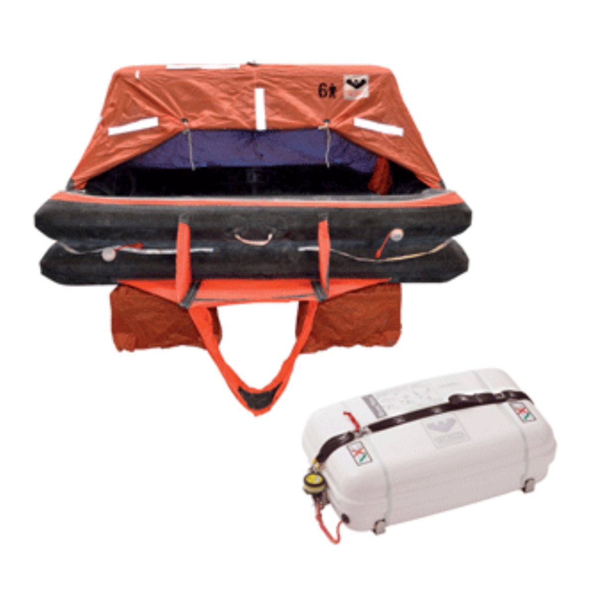 Viking USCG Approved Coastal Life Raft, 4-6 Person - Life Raft Professionals