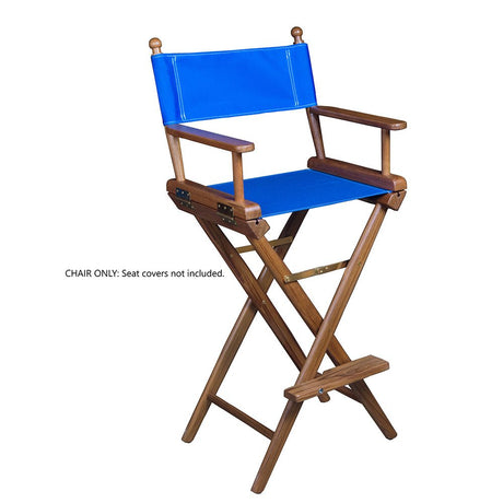 Whitecap Captains Chair w/o Seat Covers - Teak - Life Raft Professionals