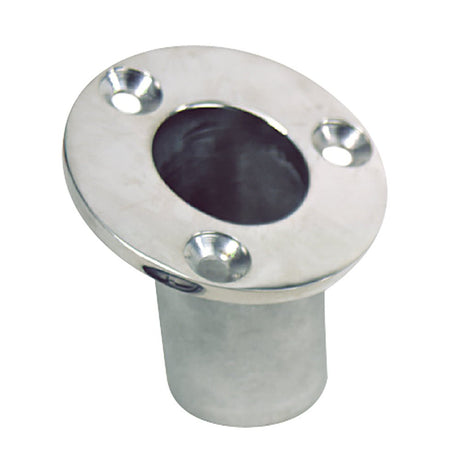 Whitecap Flush Mount Flag Pole Socket - Stainless Steel - 1-1/4" ID - Life Raft Professionals