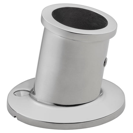 Whitecap Top-Mounted Flag Pole Socket - Stainless Steel - 1" ID - Life Raft Professionals