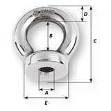 Wichard 6mm Eye Nut - 1/2" Diameter - Life Raft Professionals