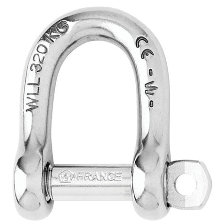 Wichard Self-Locking D Shackle - 12mm Diameter - 15/32" - Life Raft Professionals