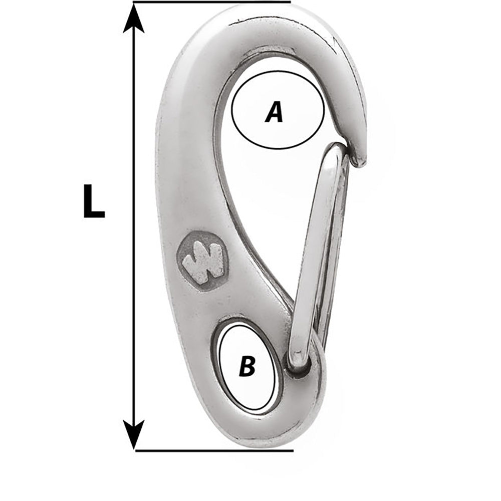 Wichard Snap Hook - Length 3-15/16" - Life Raft Professionals